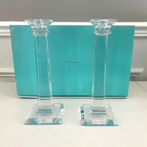 Pair of Tiffany classic candlesticks